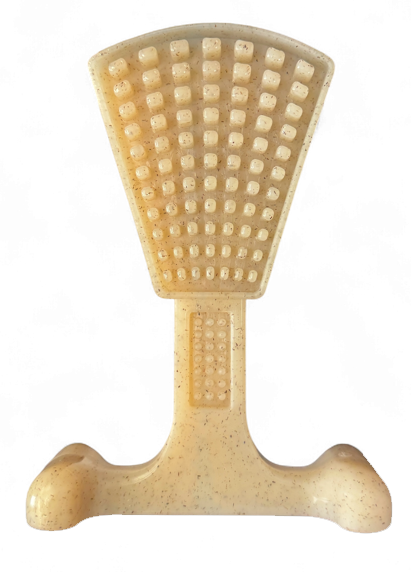 SodaPup Waffle Tower nylon chew and lick toy, 7 inches tall and 5 inches wide, 6 oz