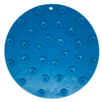 Blue SodaPup Whale eMat with suction cups for tile, glass and tub walls at bath time