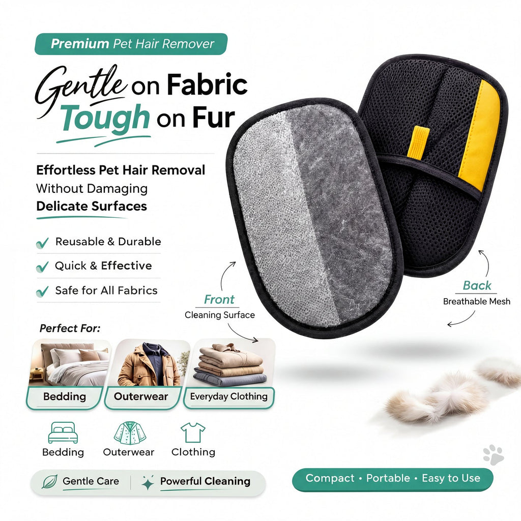 StaticLift deshedding grooming mitt