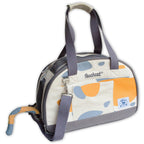 White Touchcat Tote-Tails collapsible cat carrier with breathable mesh panels