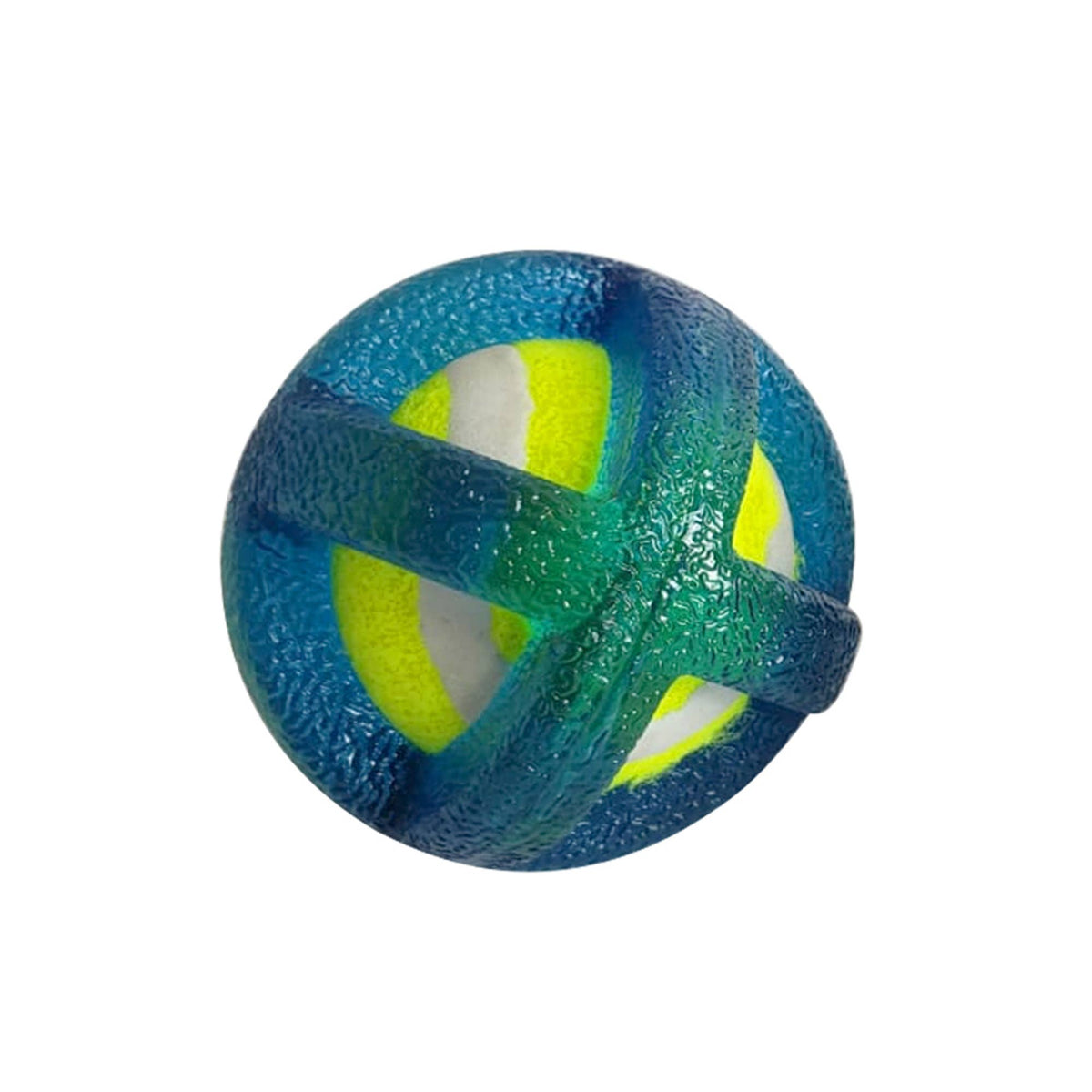 Ergonomic agility tennis ball for dogs that is easy to pick up, catch and retrieve