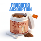 Turkey tail probiotics supplement for pets