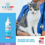 UBAVET pet ear cleanser made without harsh chemicals or artificial fragrances