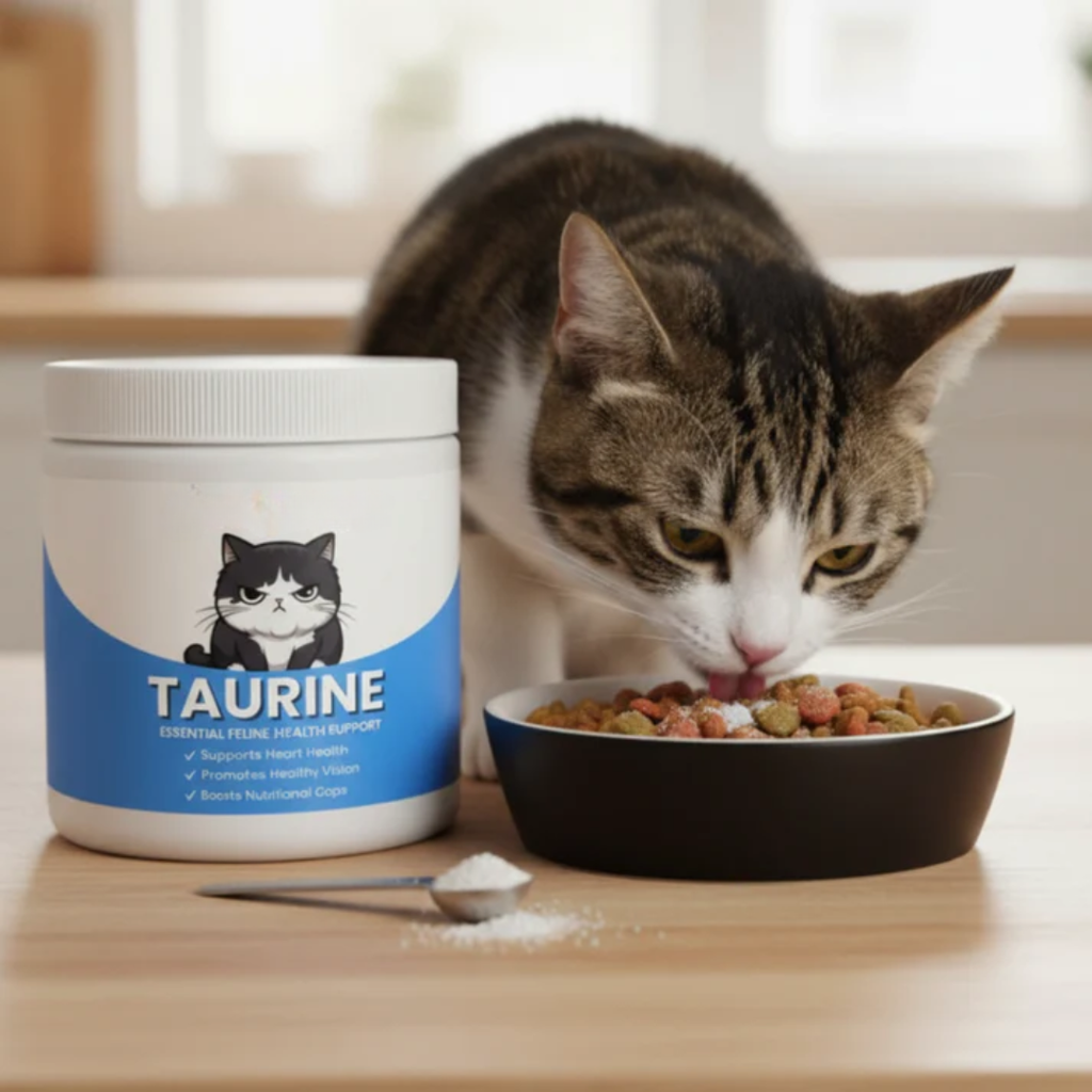 Cat taurine powder for daily dietary support
