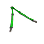 Green CRAZYcoupl'r double dog coupler made from natural rubber latex