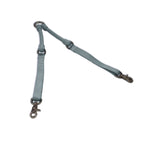Silver WACKYstore CRAZYcoupl'r for two dogs, sized by the weight of the larger dog