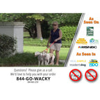 CRAZYcoupl'r coupler with 360-degree swivel clips for each dog's collar or harness