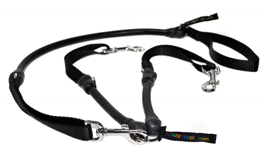 CRAZYcoupl'r double dog coupler that works with any fixed-length leash, such as an Urban Walk'r