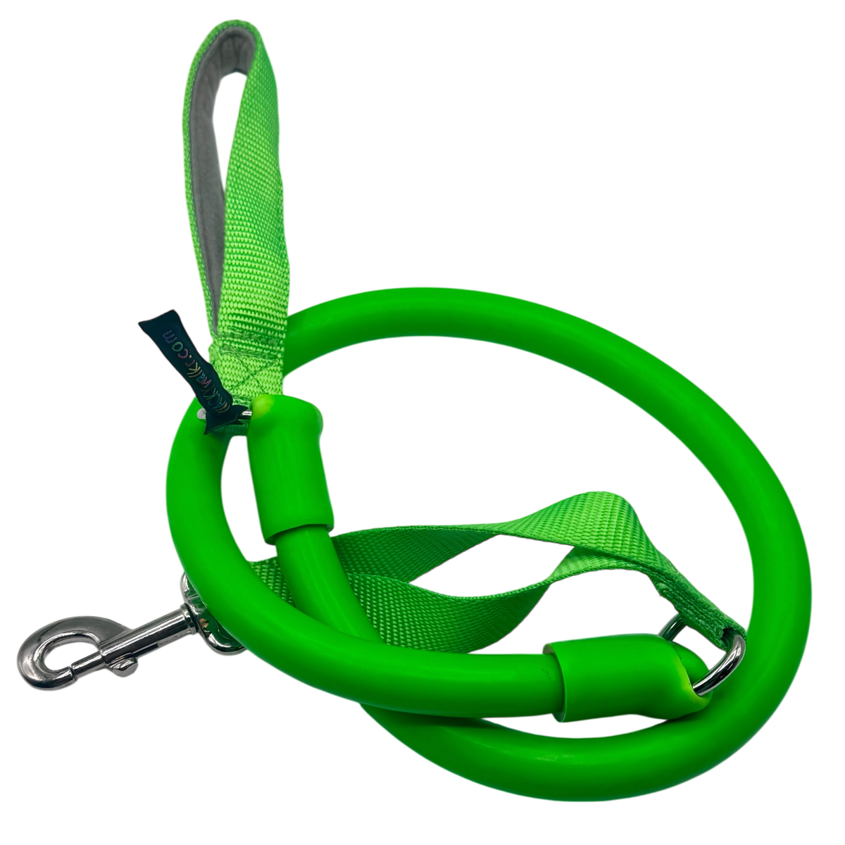 Green WACKYstore WUNDERleash in small, medium and large sizes by dog weight