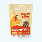 West Paw Chicken Rawbiotic Bites, a freeze-dried raw dog food topper with probiotics