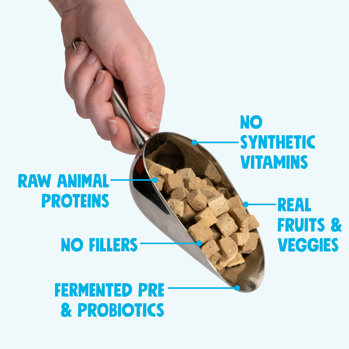 West Paw Rawbiotic Bites freeze-dried dog food topper with fermented pre- and probiotics