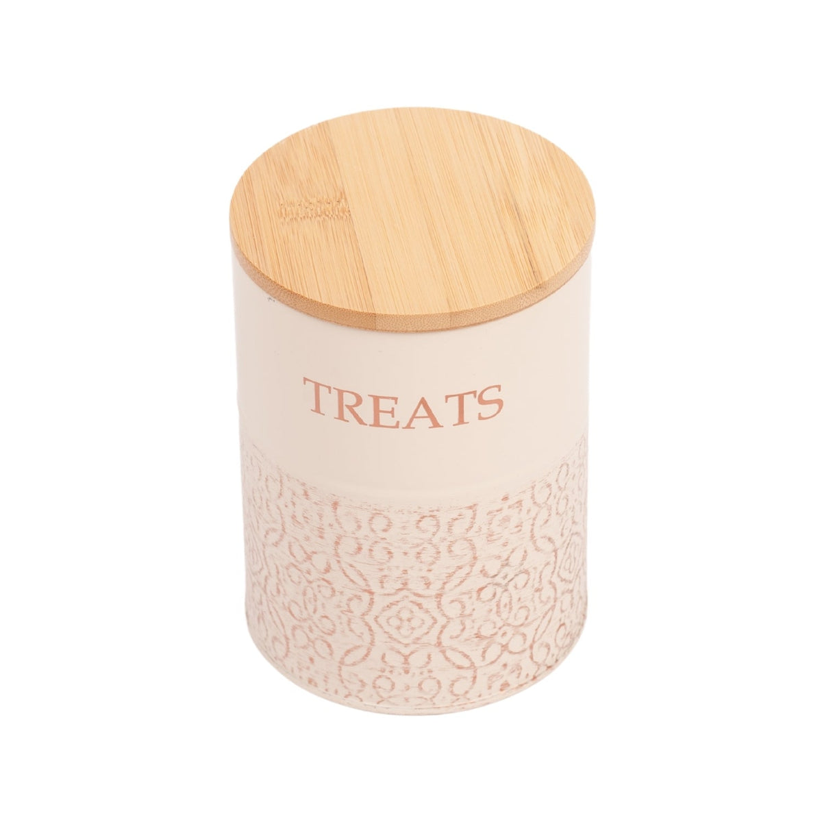 Country Living White Swan treat jars for storing dog treats, leashes or other small pet supplies