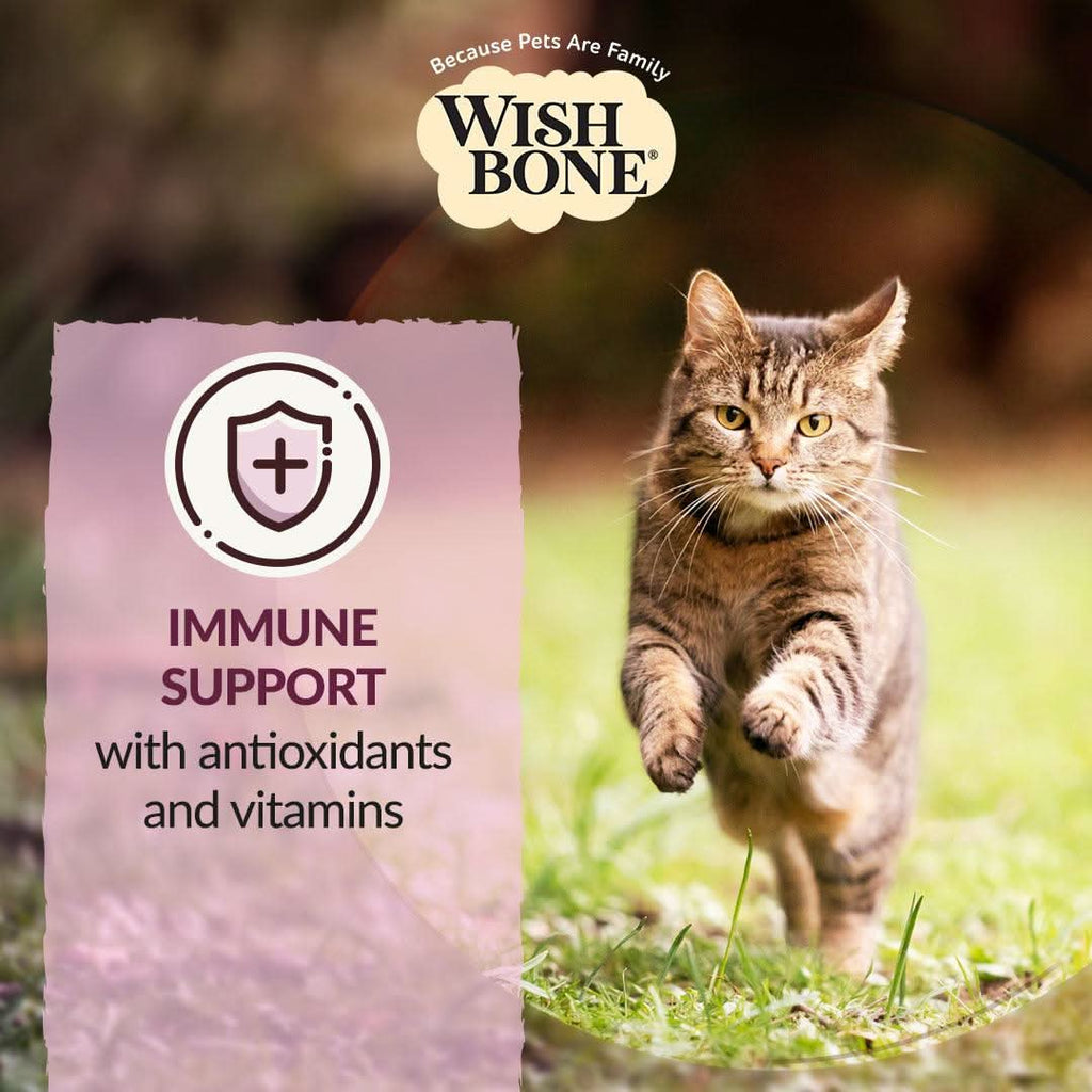 Wishbone Graze cat food with 75% animal ingredients and 25% functional ingredients