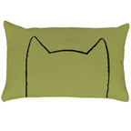 Avocado green Xenotees cat pillow kicker toy that fits IKEA DUKTIG doll beds
