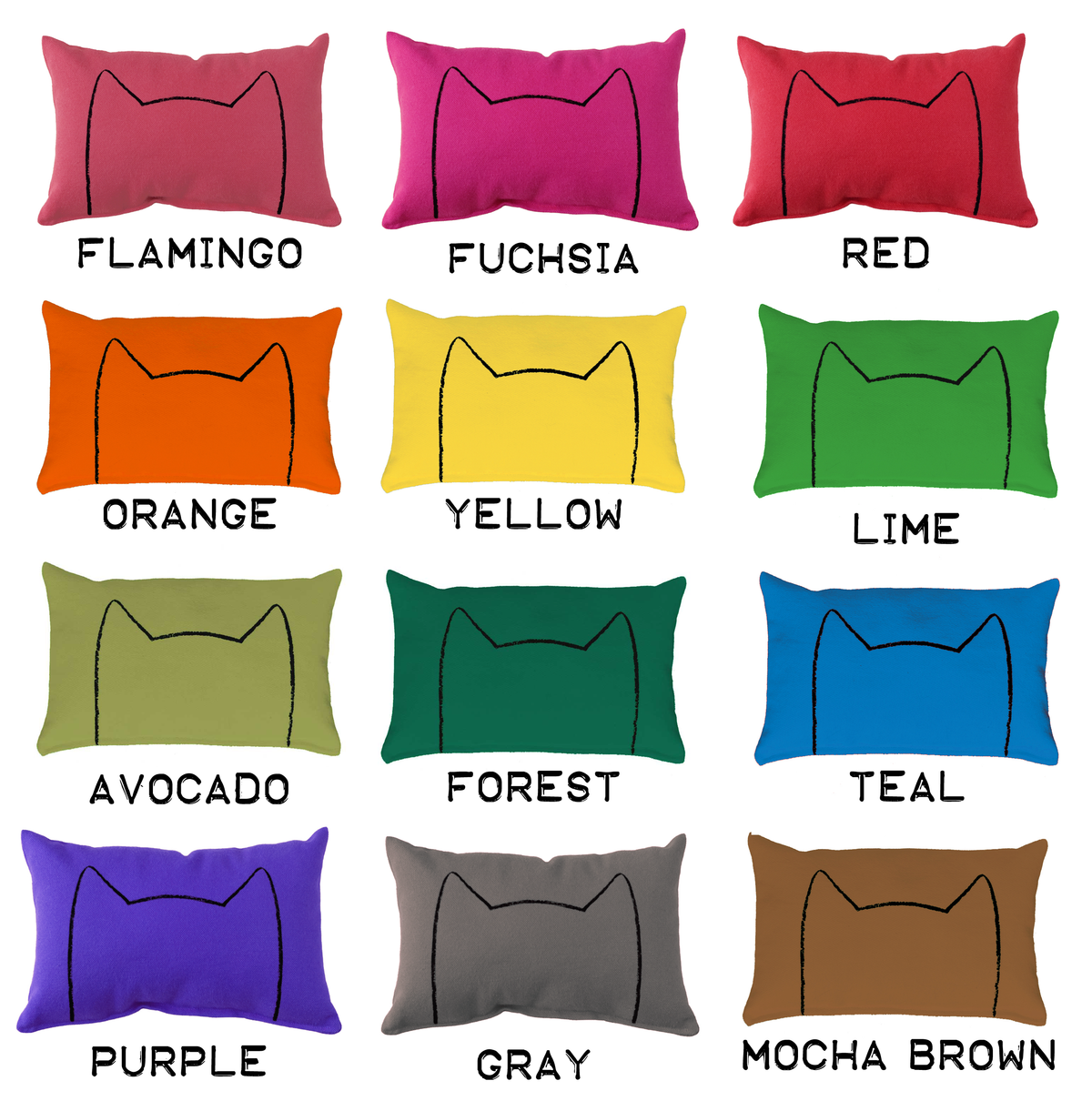 Xenotees mini cat bed pillow, a handmade kicker toy made in the USA