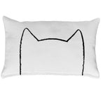 White Xenotees mini cat bed pillow with a small amount of organic catnip inside