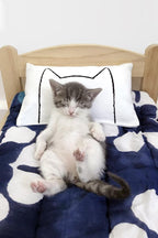 Xenotees mini pillow kicker toy for kittens and cats, about 9 by 6 inches